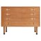 Danish Modern Oak & Rosewood Cabinet attributed to Hans J. Wegner, 1960s 1