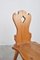 Vintage Oak Brutalist Chairs, 1960s, Set of 4, Image 3