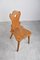 Vintage Oak Brutalist Chairs, 1960s, Set of 4 2