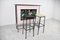 Mid-Century Bar Theke und Hocker, 1960er, 3er Set 8