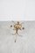 Vintage Gilt Metal Flower Side Table, 1960s, Image 7