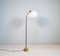 Midcentury Asea Stehlampe aus Metall & Messing, Schweden, 1960er 3