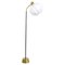 Midcentury Asea Metal and Brass Floor Lamp, Sweden, 1960s 1