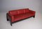 Red Leather Bastiano Sofa from Knoll & Scarpa, 2000s, Image 2