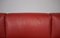 Red Leather Bastiano Sofa from Knoll & Scarpa, 2000s 6