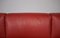 Red Leather Bastiano Sofa from Knoll & Scarpa, 2000s, Image 6