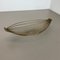 Large Minimalist Brass Fruit Bowl Shell attributed to Carl Auböck, Austria, 1950s 2