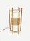 Lampada da tavolo o da terra in bambù, vimini e cotone, Italia, anni '60, Immagine 2