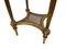 Gilded Wooden Side Table with Marble Top 4