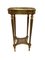 Gilded Wooden Side Table with Marble Top, Image 3