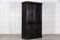 Large 19th Entury English Ebonised Gothic Pine Linen Press, 1870s 4