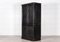 Large 19th Entury English Ebonised Gothic Pine Linen Press, 1870s, Image 6