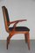 Italian Cherry Desk Chair, 1950, Image 5