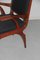 Italian Cherry Desk Chair, 1950 3