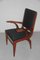 Italian Cherry Desk Chair, 1950 2