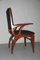 Italian Cherry Desk Chair, 1950 11