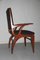 Italian Cherry Desk Chair, 1950, Image 11