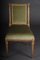Louis XVI Klassizistischer Stuhl aus vergoldeter Buche, 1790er 3