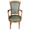 20th Century English Armchair in Leather and Yew Wood, Image 1