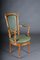 20th Century English Armchair in Leather and Yew Wood 14