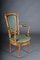 20th Century English Armchair in Leather and Yew Wood, Image 14