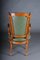 20th Century English Armchair in Leather and Yew Wood 9