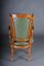 20th Century English Armchair in Leather and Yew Wood, Image 9