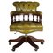 20th Century English Captain Chair in Leather 1