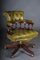 20th Century English Captain Chair in Leather, Image 4