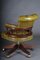 20th Century English Captain Chair in Leather, Image 11
