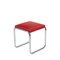 Bauhaus Stool in Red Synthetic Leather 1