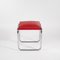 Bauhaus Stool in Red Synthetic Leather 3