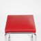 Bauhaus Stool in Red Synthetic Leather 4