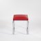 Bauhaus Stool in Red Synthetic Leather 2