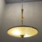 Vintage Bronze & Glass Light Pendant Light, 1950s 3