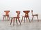 Danish Pine Dining Chairs by Jacob Kiellandt-Brandt for I. Christiansen, 1960s, Set of 4 3