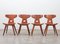 Danish Pine Dining Chairs by Jacob Kiellandt-Brandt for I. Christiansen, 1960s, Set of 4 1