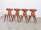 Danish Pine Dining Chairs by Jacob Kiellandt-Brandt for I. Christiansen, 1960s, Set of 4 4