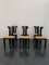 Vintage Esszimmerstühle mit Ledersitzen von Pierre Cardin für Roche Bobois, 1970er, 6er Set 1