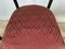 Wooden Dining Chairs with Padded Seats, 1960s, Set of 4, Image 12