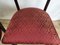 Sillas de comedor de madera con asientos acolchados, años 60. Juego de 4, Imagen 15