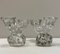 Daum Crystal Paste Candleholders by Jean Daum, 1960s, Set of 2 1