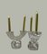 Daum Crystal Paste Candleholders by Jean Daum, 1960s, Set of 2 7