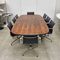 Dunkelgraue EA108 Bürostühle aus Leder & Aluminium von Charles & Ray Eames für Vitra, 2000er, 8er Set 4