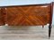 Sideboard in Mahogany, Glass and Brass, 1960s 21