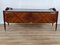 Sideboard in Mahogany, Glass and Brass, 1960s 1
