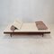 Teak Daybed with Hermes Cushions and Bolster, 1960s, Image 12