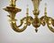 Gilt Bronze Chandelier, France, 1960s, Image 9