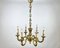 Gilt Bronze Chandelier, France, 1960s, Image 3