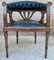 Dining Table with Armchairs in Leather and Walnut, 1950s, Set of 5 15